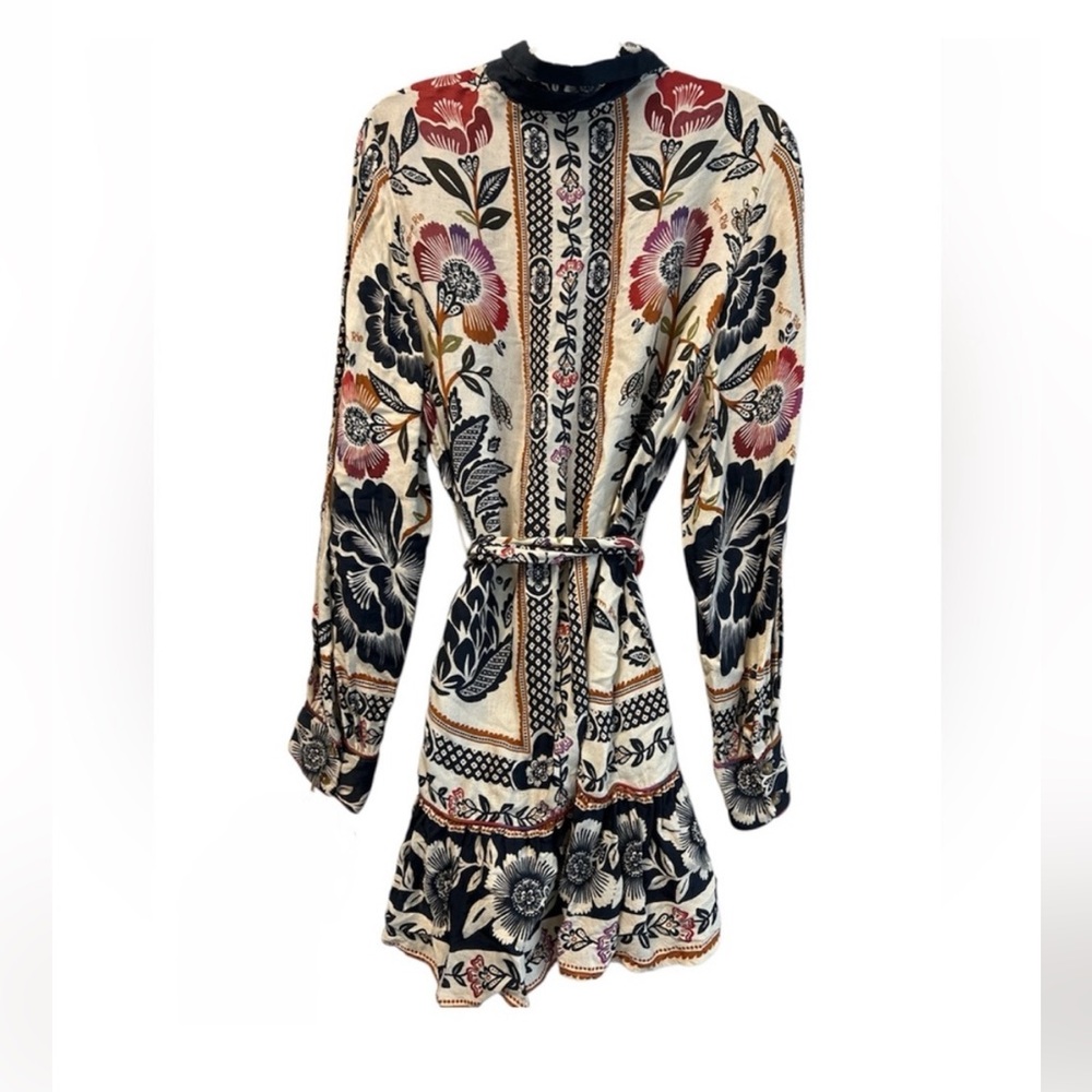 FARM Rio Tiered Belted Floral Mini Dress - Picture 5 of 14